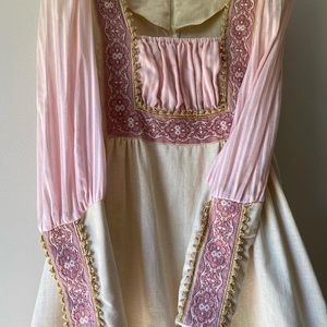 Vintage Gunne Sax pink dress 13 Bridgerton cottage